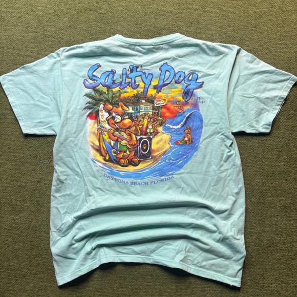 salty dog Other - Salty Dog Surf Shop Y2K Daytona Beach Florida Graphic T Shirt Beach Tee XL